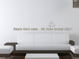 Omnia vincit amor - Wandtattoo