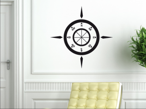 Kompass 14 - Wandaufkleber