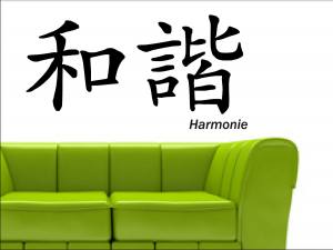 Harmonie - Schriftzeichen - Wandtattoo