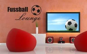 Fussball Lounge - Wandtattoo