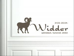 Widder - Wandsticker